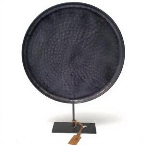 Rund dekor matt svart Mille moi 45cm
