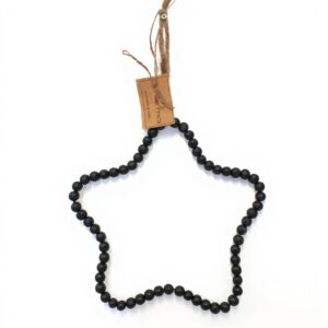 Stjernedekor 22cm Mille Moi svart
