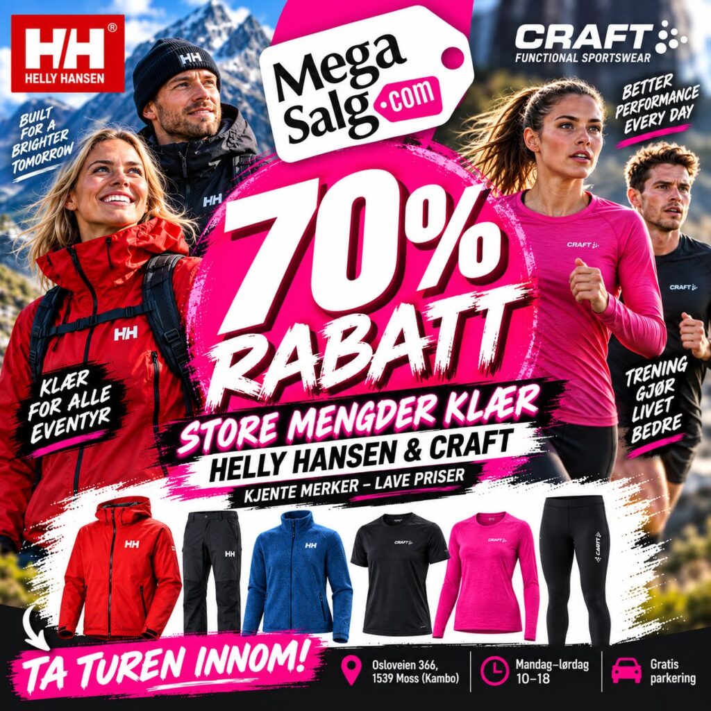 70% rabatt – ta turen innom